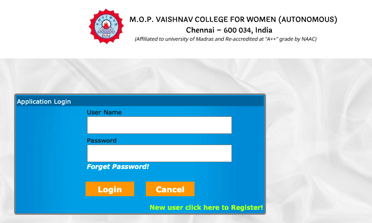 mop vaishnav college online admission 2021-22 form fill up - check selection list