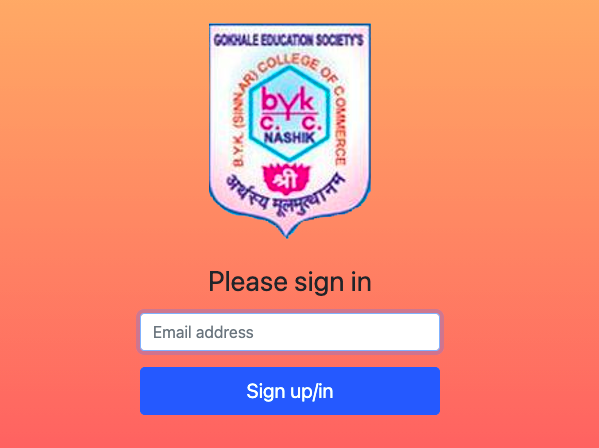 byk college nashik online admission 2021-22 merit list downloading link window bykcollege.com