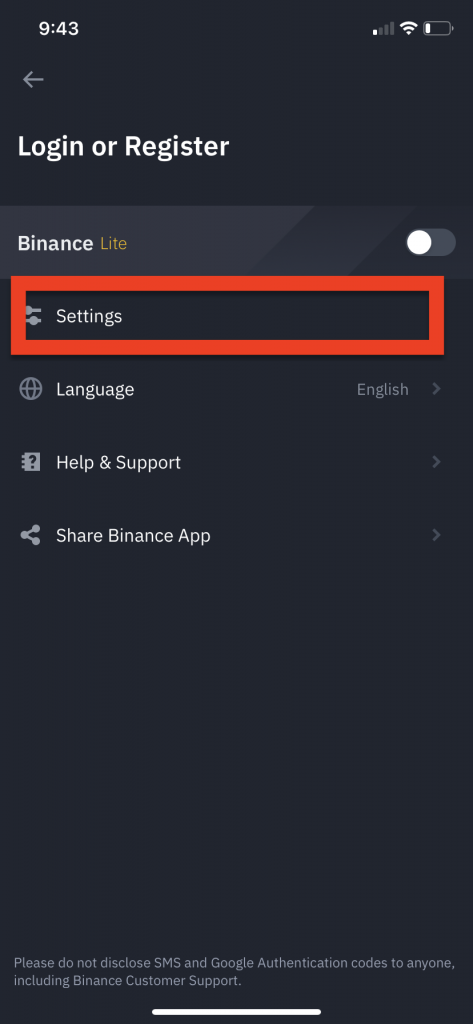 binance apple app you have no permission to use this service
