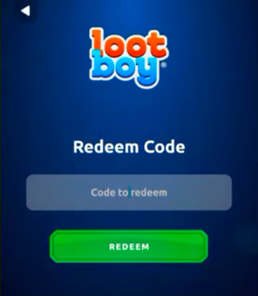 enter your lootboy redeem code 2021 new