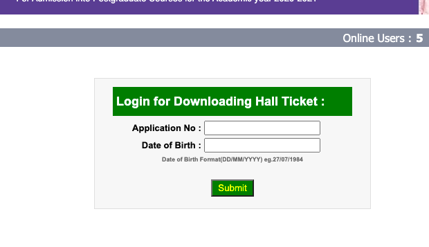 svu hall tickets 2023 download link - check Sv university hall ticket