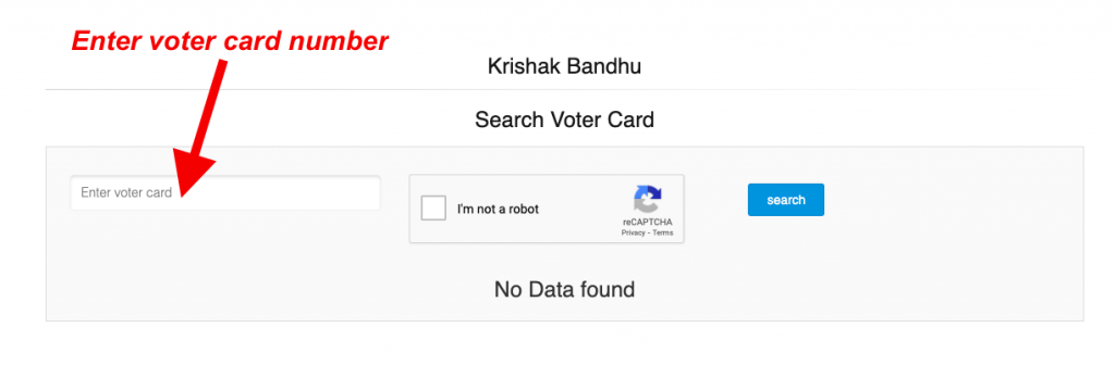 search krishak bandhu list 2021 with voter i card