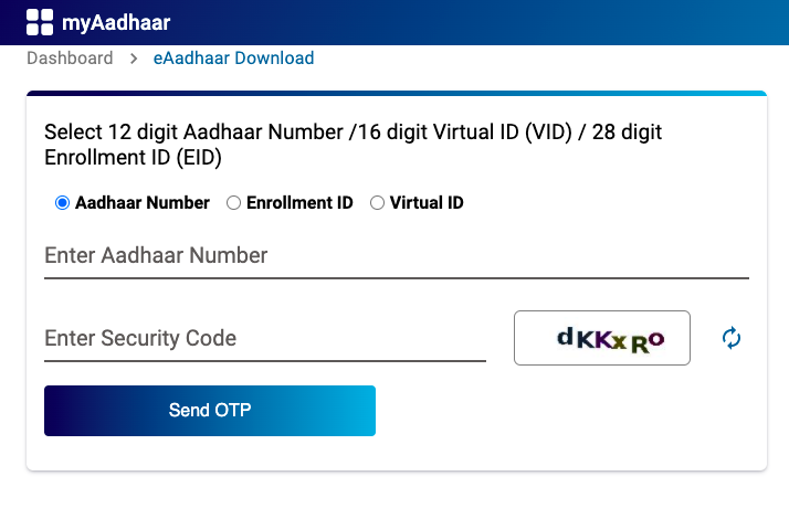 aadhar card download pdf online