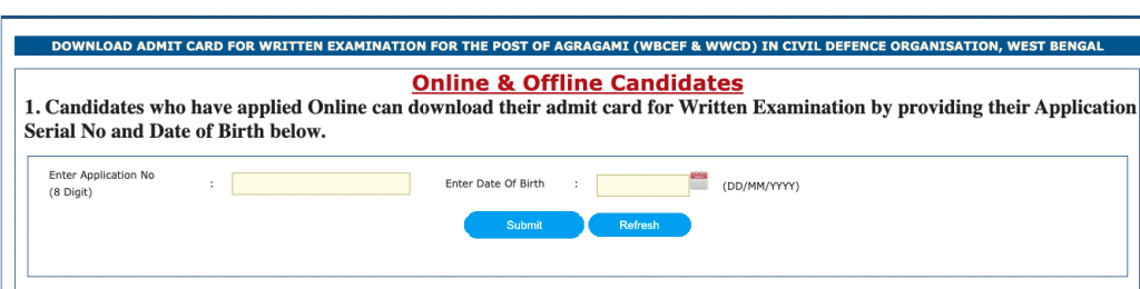 wb police recruitment 2022 admit card - check si & constable exam date