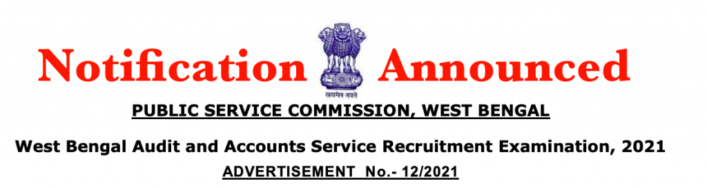 wbpsc notification 2022 download for audit and accounts service recruitment