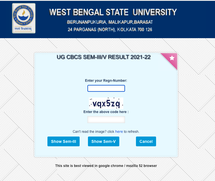 wbsuexams.net result checking link 2022 ba bsc bcom 1st 2nd 3rd 4th 5th 6th semester