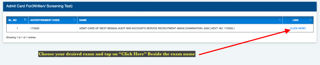 wbpsc admit card download 