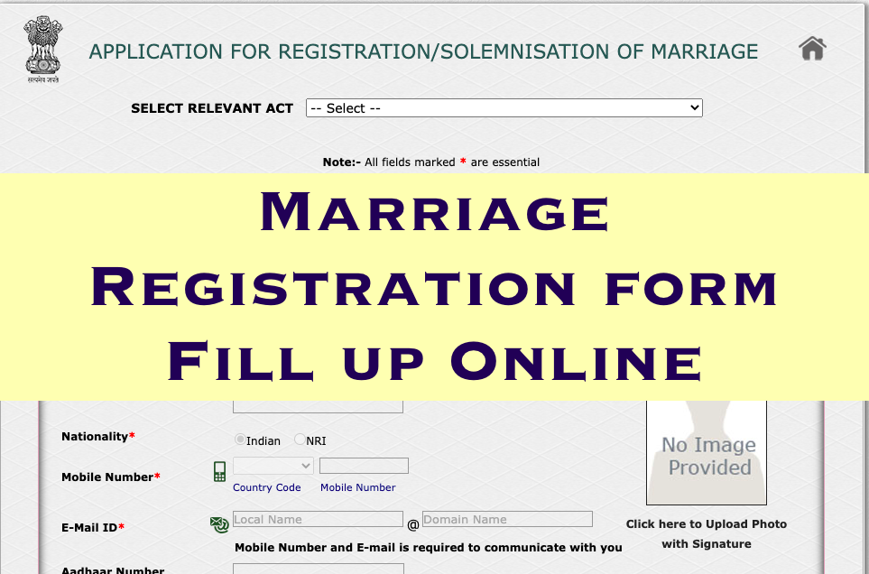 west bengal marriage registration online form 