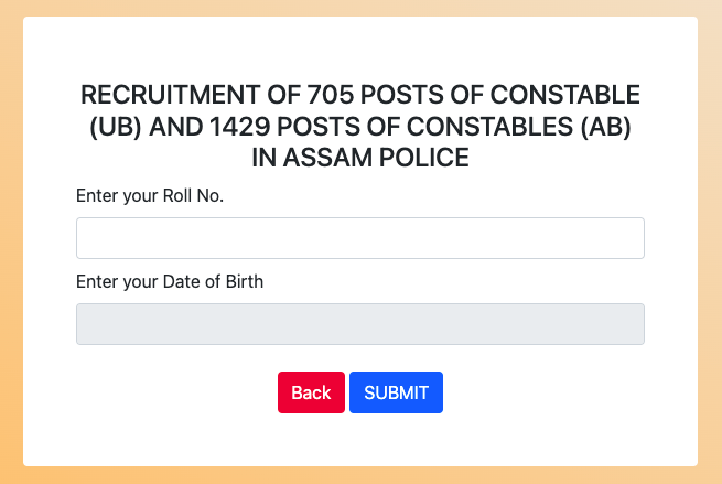 assam police constable result for physical test pet pst - download cut off list for slprb assam ub ab constable