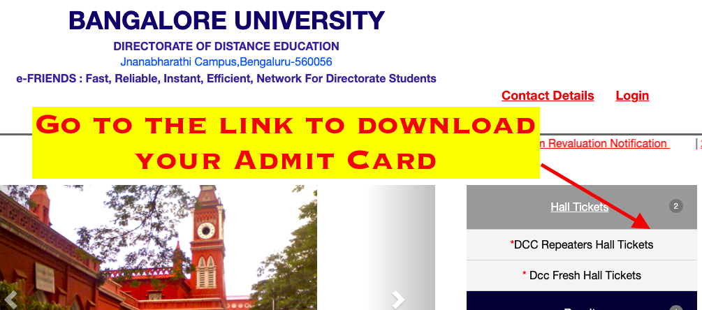bangalore university download hall ticket 2022 bangaloreuniversity.ac.in bu.online-ap1.com