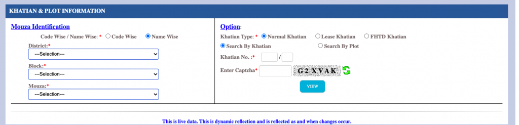 banglarbhumi rs lr plot search and khatian number find