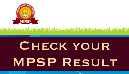 onlinempsp.com result check online mpsp exam 2022