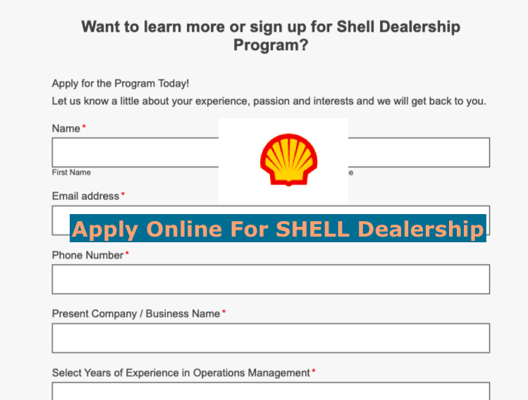 shell petrol pump dealership online application form 2023 shell.in