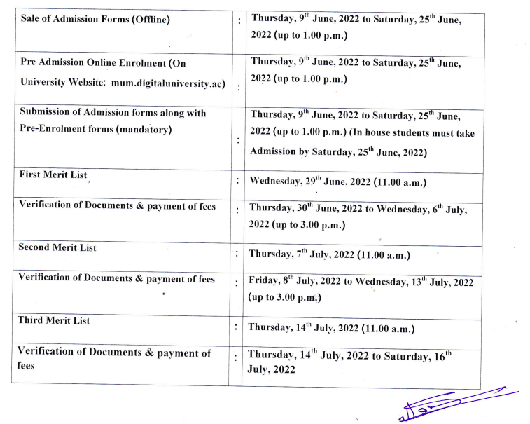 pendharkar college online admissions schedule 2022 merit list download link to be published on 29 june 2022