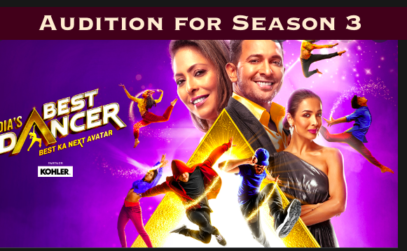 India's Best Dancer Audition 2023 banner - registration online
