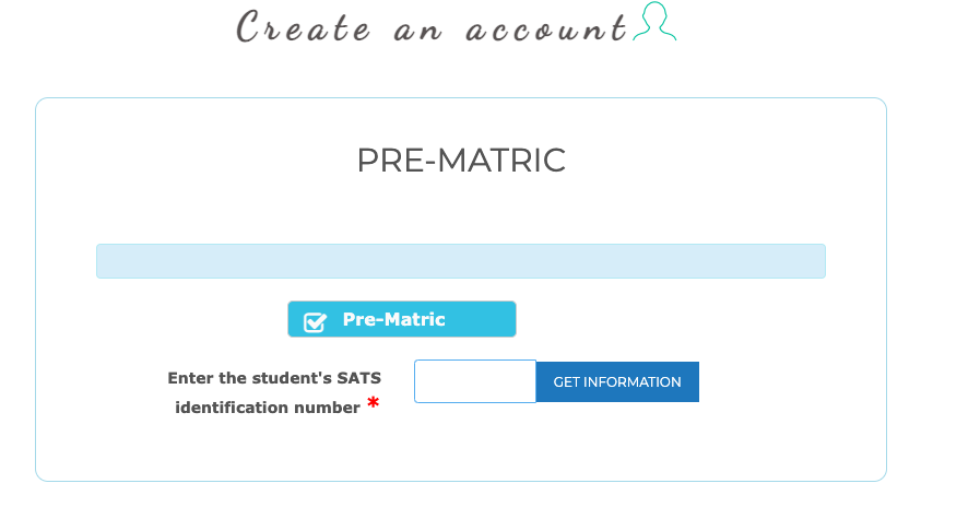 steps to check pre matric scholarship by entering SATS ID number