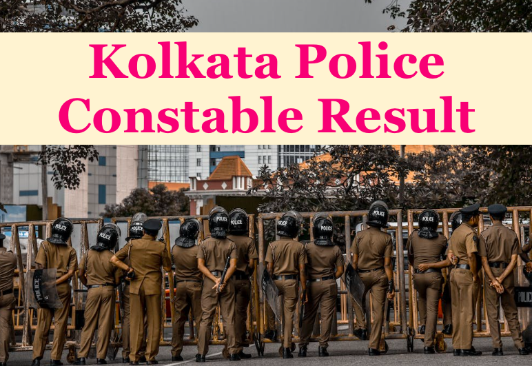 kolkata police constable result 2023 cut off marks for prelims exam