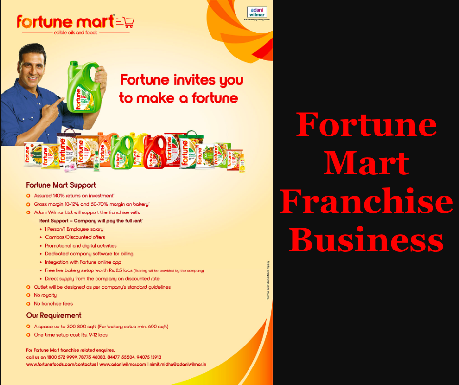 fortune mart franchise business 2024 apply online