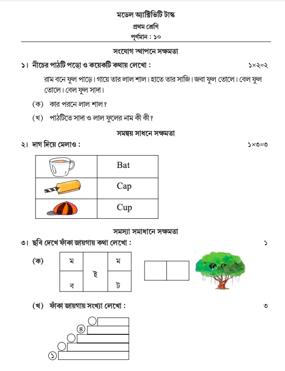 model activity task class 1 february 2022 download