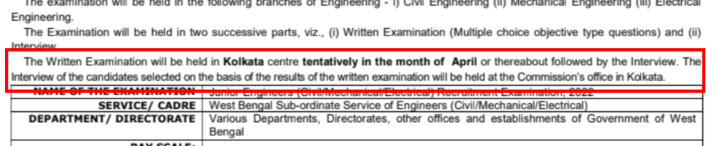 wbpsc je exam date notice 2023
