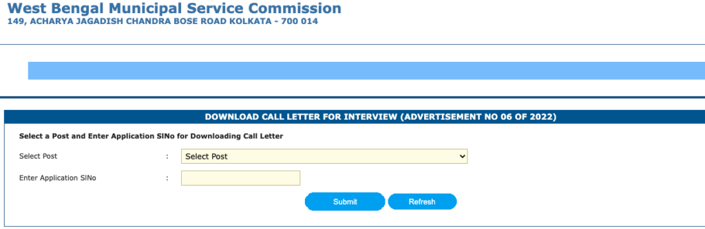 kmc sub overseer admit card 2023 download links to be published on mscwb.org