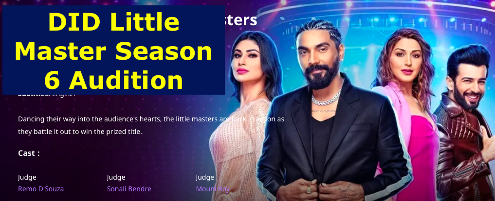 zee tv did little masters audition date 2023