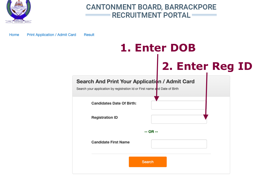 barrackpor cantonment board admit card 2023 download pdf udc, ldc, steno, teacher