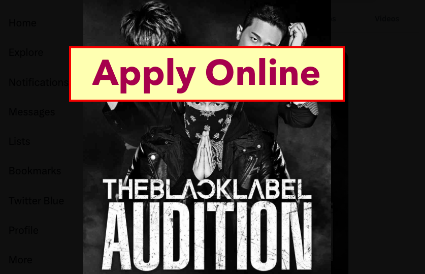 black label online audition apply link, date schedule venue 2024