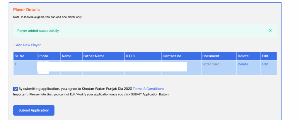 kheda watan punjab dia application form