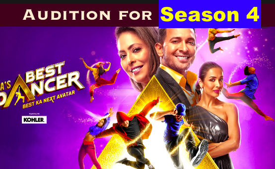 India's Best Dancer Audition 2024 banner - registration online season 4