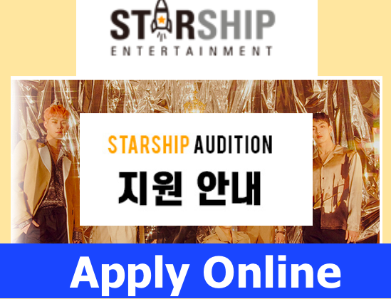 starship entertainment audition online apply