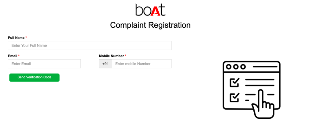 boat complaint registration