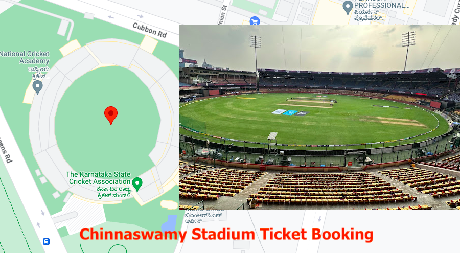 Chinnaswamy Stadium online ticket booking price list, icc world cup 2024